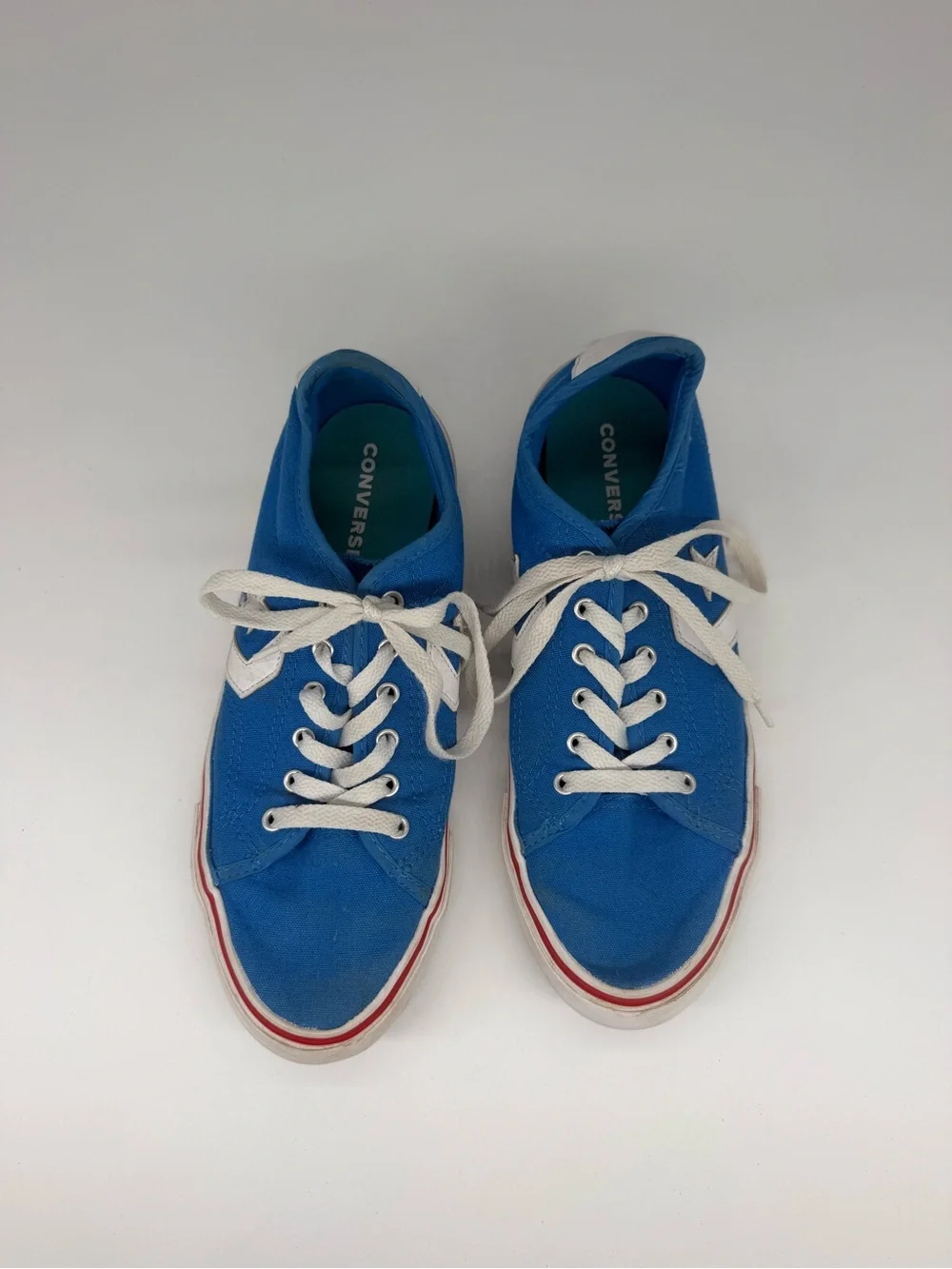 Converse El Distrito 2.0 Ox Canvas Sneakers |US 6 | Bright Blue | Low Top - Picture 2 of 7